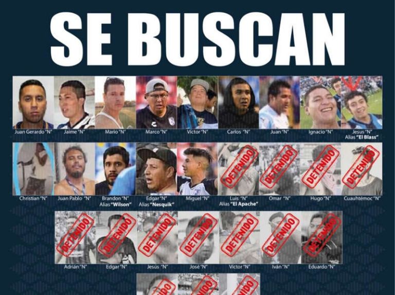 La FGE de Querétaro busca a 14 presuntos implicados en los actos de violencia acaecidos en el Estadio Corregidora