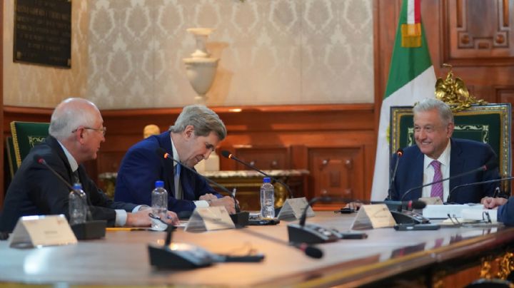 Reforma eléctrica: Tras reunión con John Kerry y empresarios de EU, AMLO afirma "no hubo protestas"