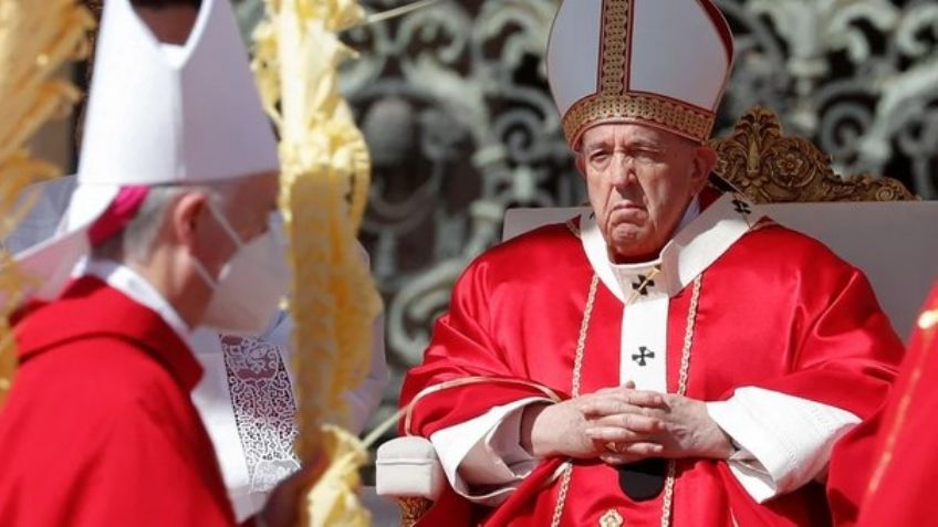 Papa Francisco condena la guerra en Ucrania durante la celebración del Domingo de Ramos