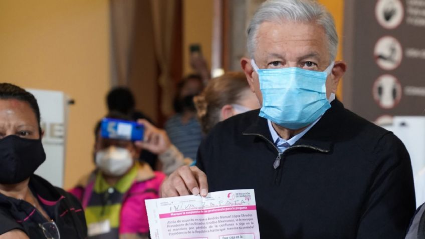 ¿AMLO se va o se queda? Este es el resultado preliminar de la revocación de mandato
