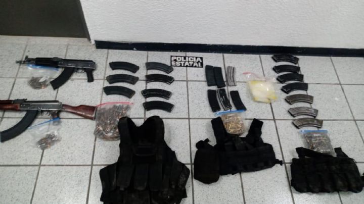 Golpe al narco en Sonora: Aseguran a cuatro sujetos, armas largas y vehículos blindados
