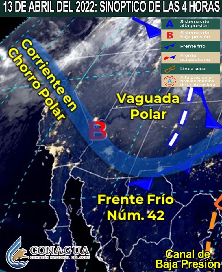 Conagua comparte el pronóstico del clima y el tiempo para Sonora