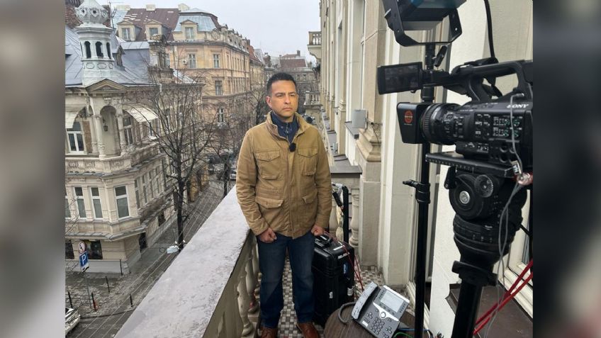 "Lo que hemos visto aquí en Ucrania es macabro y tétrico": Rafael Romo, periodista sonorense