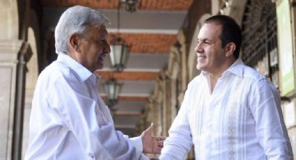López Obrador apoya y defiende al gobernador Cuauhtémoc Blanco: "Doy todo mi corazón"