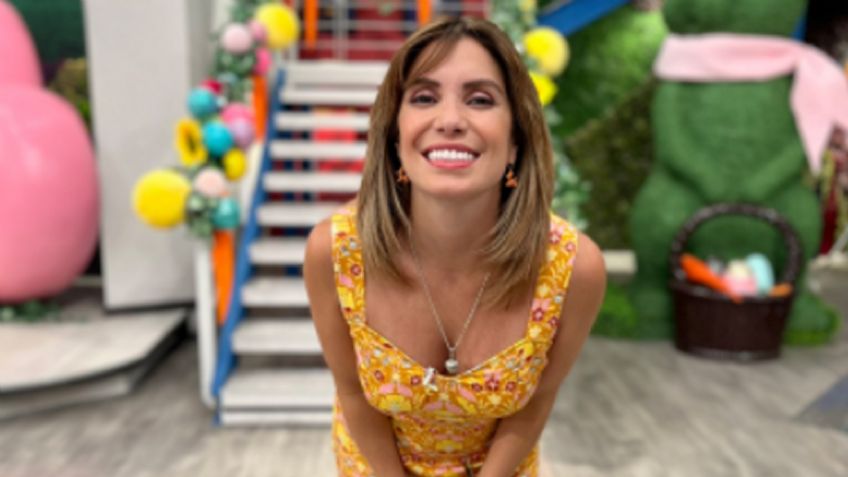 Andrea Escalona hipnotiza a todo Televisa al lucir ajustado y pequeño short en 'Hoy': "Qué curvas"