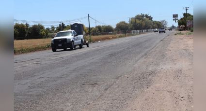 Caminos del Valle del Yaqui están en pésimas condiciones; ya colapsó un carril