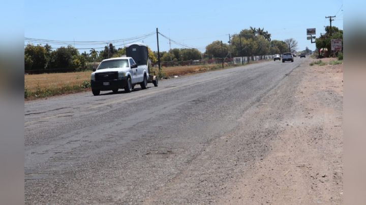 Caminos del Valle del Yaqui están en pésimas condiciones; ya colapsó un carril