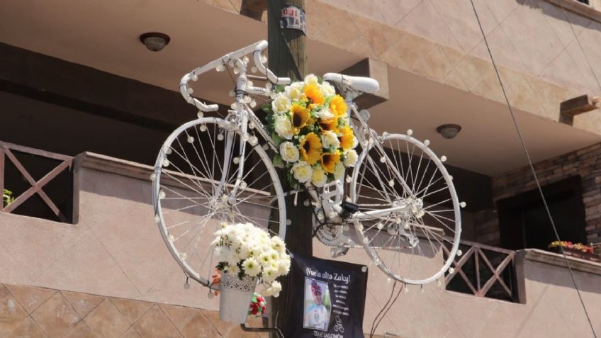 Conmemoran aniversario luctuoso de Isaac Salomón, ciclista asesinado en Ciudad Obregón