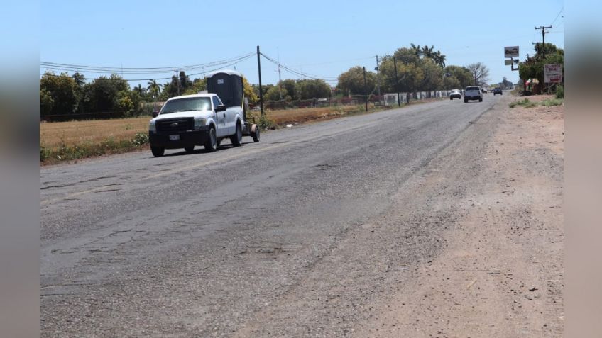 Caminos del Valle del Yaqui están en pésimas condiciones; ya colapsó un carril