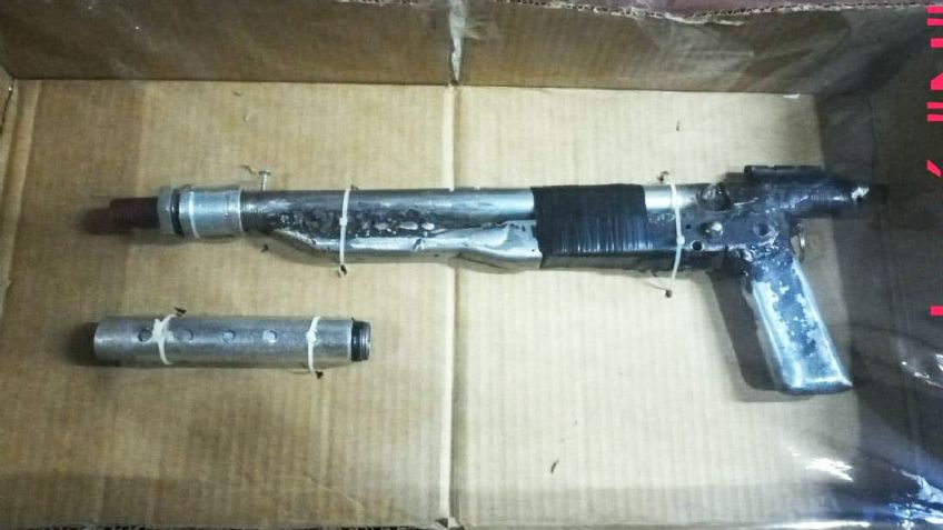 Arrestan a sujeto armado en calles de Hermosillo; llevaba una escopeta hechiza