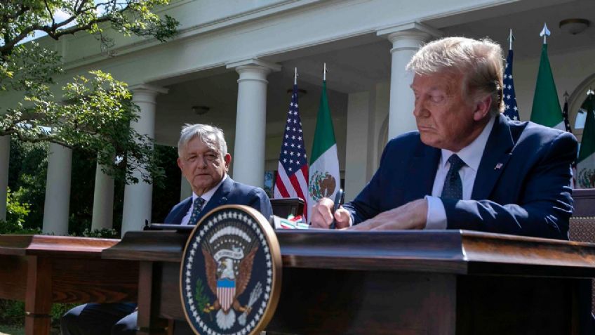 AMLO reacciona a la polémica declaración de Trump sobre su "amenaza" al Gobierno de México