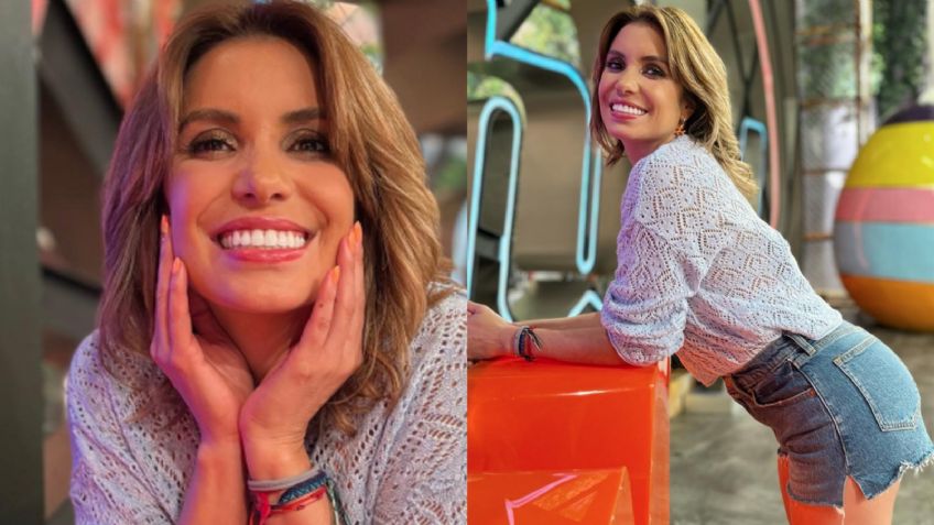 Andrea Escalona modela apretado pantalón en 'Hoy' para resaltar sus curvas y fascina a todo Televisa