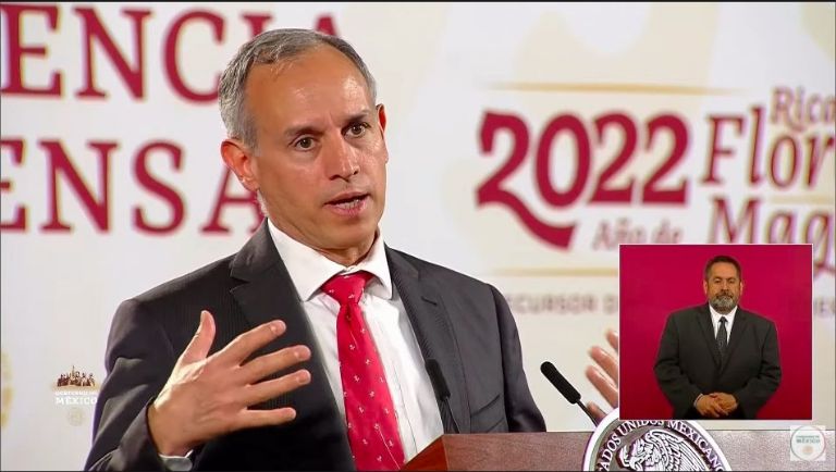 En la imagen, el subsecretario de Salud, el doctor Hugo López-Gatell en la 'mañanera' de este martes.