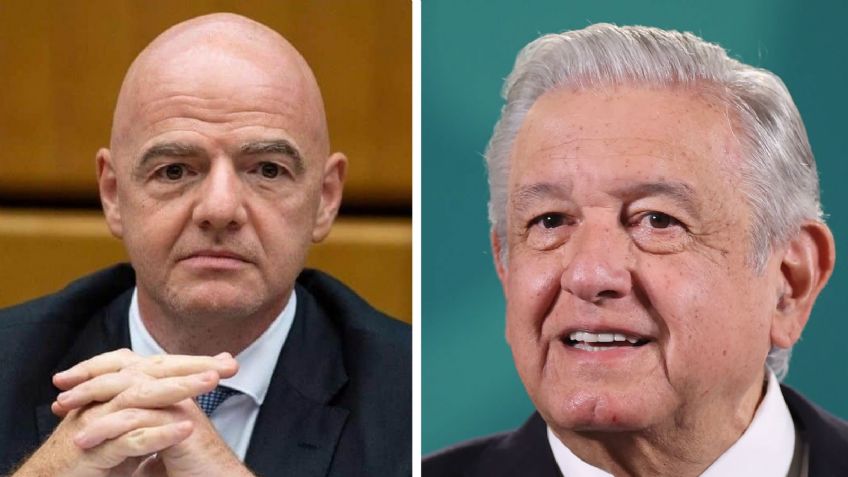 Mundial 2026: Gianni Infantino, presidente de FIFA, se reunirá con AMLO en Palacio Nacional
