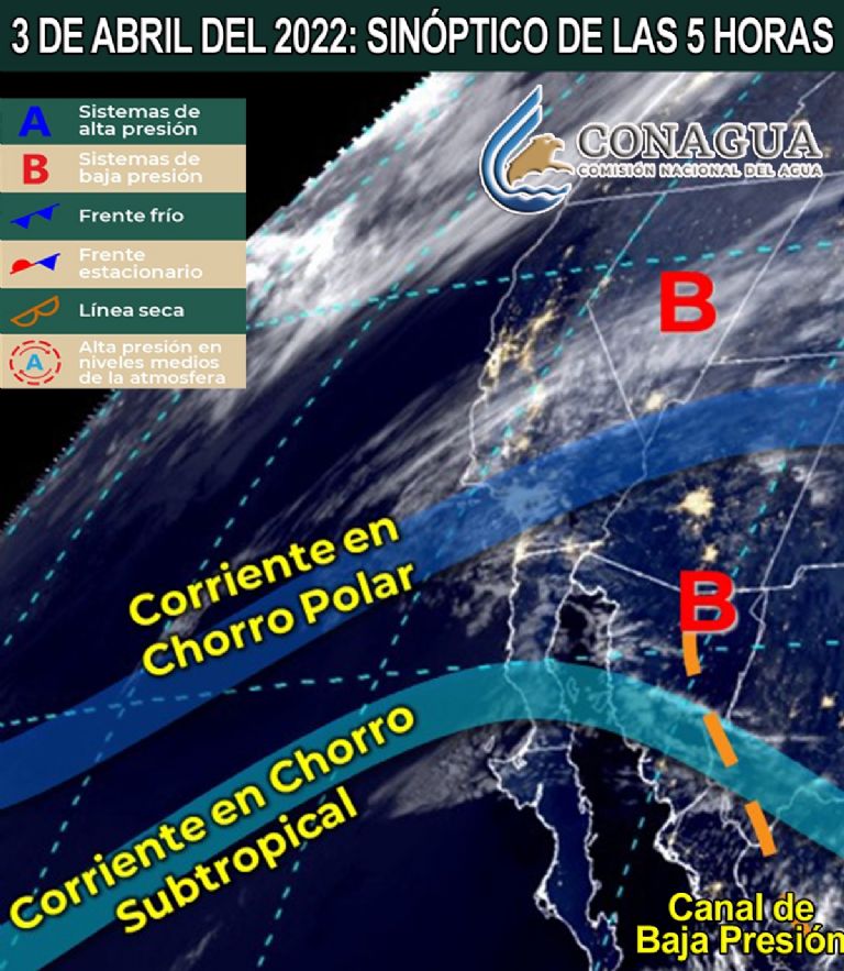 Conagua comparte el pronóstico del clima y el tiempo de este domingo para Sonora