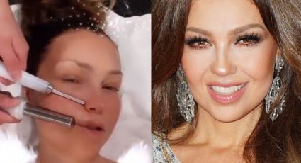 A sus 50 años, Thalía reaparece 'desfigurada' en redes sociales y sus fans la destrozan