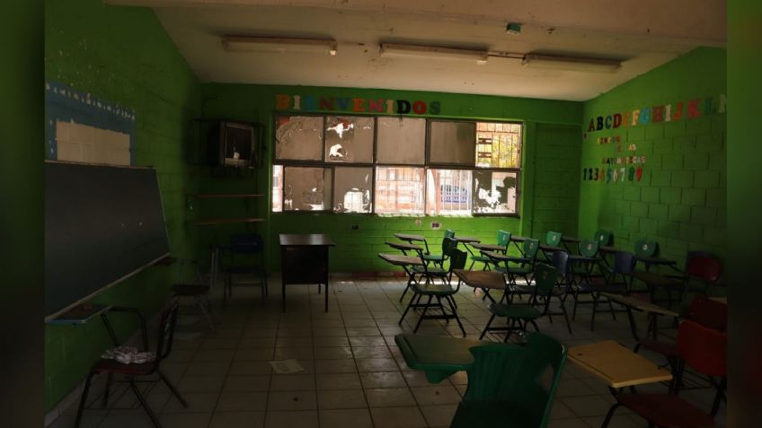 Cajeme: Vandalismo no deja estudiar a alumnos de la escuela Centauro del Norte