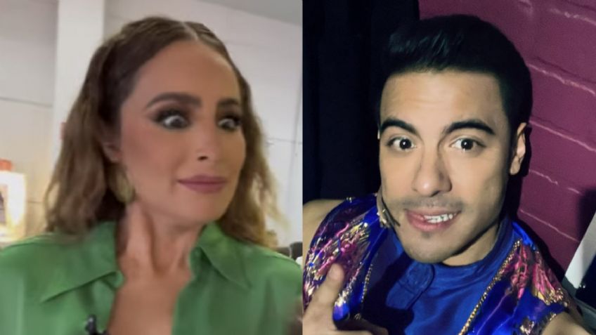 "Es gay": Cynthia Rodríguez queda en shock al ver a Carlos Rivera en atrevida pose