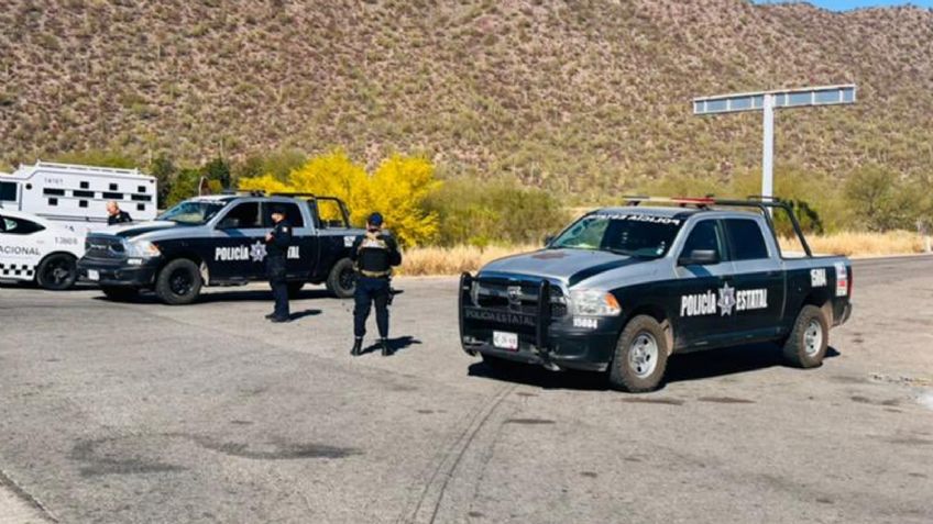 Se enfrentan estatales y sujetos armados en Caborca tras persecución; hay varios detenidos