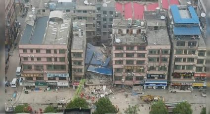 Rescate por edificio colapsado en China se complica; van 6 rescatados