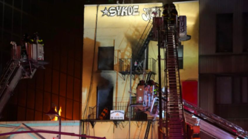 Alerta en NY: Voraz incendio acaba con un edifico ubicado en Chinatown