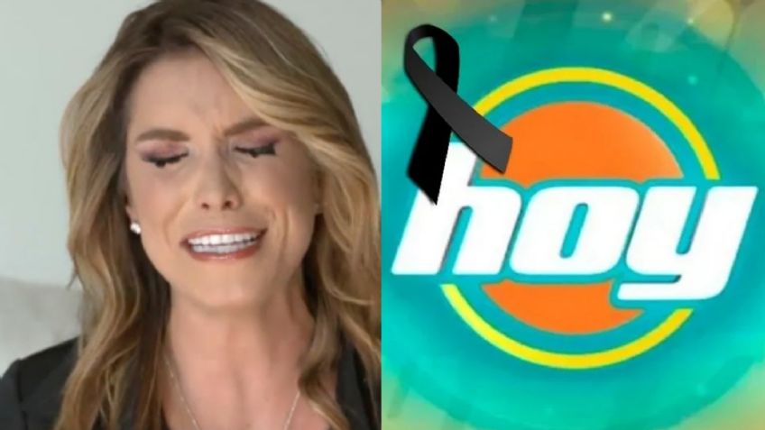 Tragedia en 'Hoy': Andrea Escalona tiene triste Día de las Madres y se ahoga en llanto en vivo