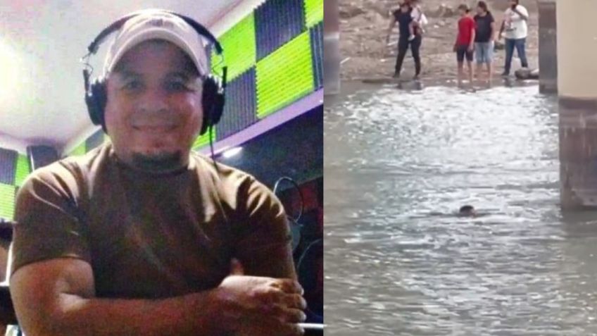 FUERTE VIDEO: Captan brutal agonía de famoso locutor antes de morir; se ahogó frente a su amigo