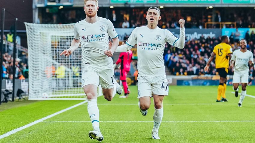 Póker de De Bruyne ante el Wolverhampton acerca al City al título en la Premier League