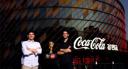 Desde Dubái, Iker Casillas y Kaká presentan la gira de la Copa Mundial de Qatar 2022