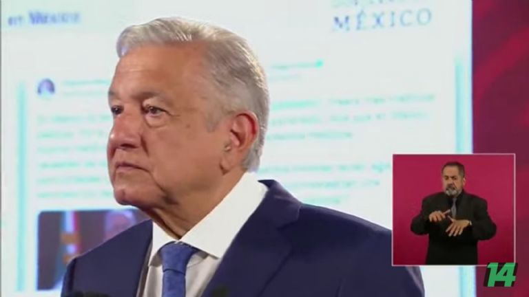 En la imagen, el presidente Andrés Manuel López Obrador en su 'mañanera' de este miércoles.