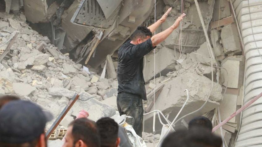 VIDEO: Crece la cifra de fallecidos por derrumbe en Irán; reportan a 32 heridos y varios detenidos