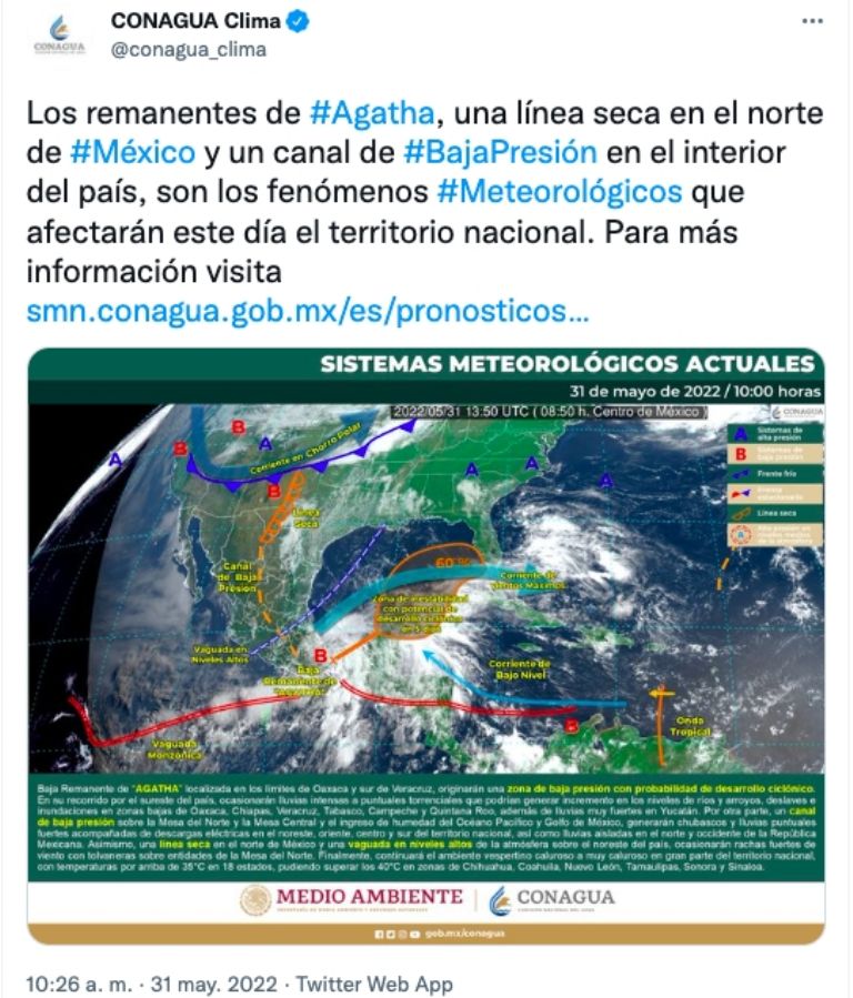 Reporte sobre 'Agatha'