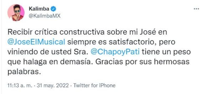 Respuesta de Kalimba