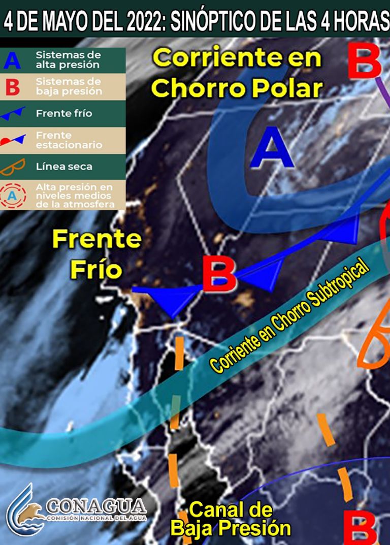 Conagua comparte el pronóstico del clima y el tiempo de este miércoles para Sonora.