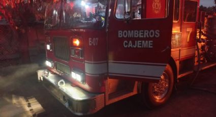 A tempranas horas, siniestro en Ciudad Obregón causa pánico y moviliza a las autoridades