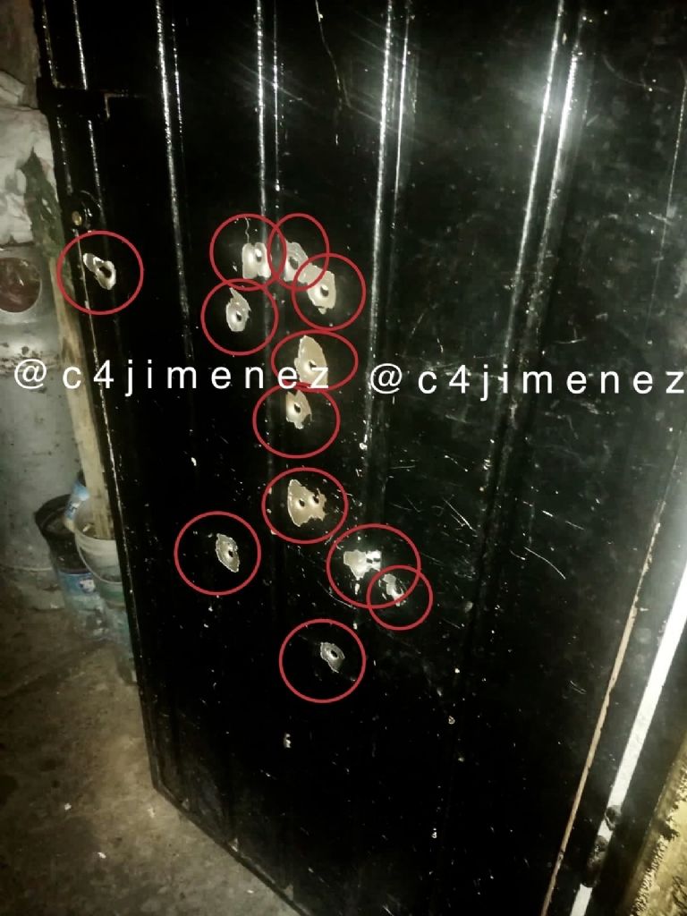 En la imagen, los estragos de la agresión armada en CDMX.