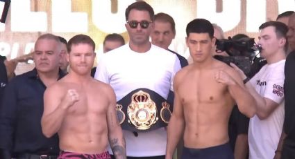 ¡Superan la báscula! 'Canelo' Álvarez y Dmitry Bivol dan el peso para su pelea en Las Vegas