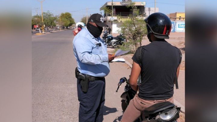 Seguridad Pública de Cajeme realiza operativos en contra de las motocicletas