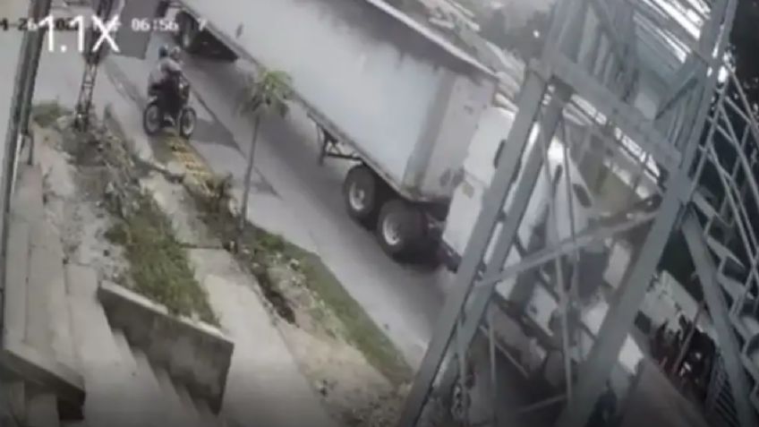 FUERTE VIDEO: Familia se queda sin frenos y muere en brutal accidente; la niña iba a la escuela