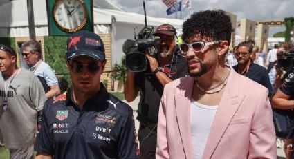 ¿Fan del reggaetón? 'Checo' Pérez difunde FOTO con Bad Bunny de cara al GP de Miami