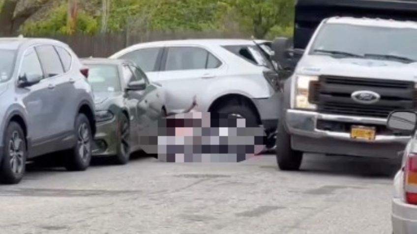 FUERTE VIDEO: Mujer es embestida por una camioneta en pleno Día de las Madres