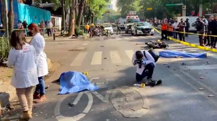 Tragedia en CDMX: Motociclistas mueren tras perder el control del vehículo