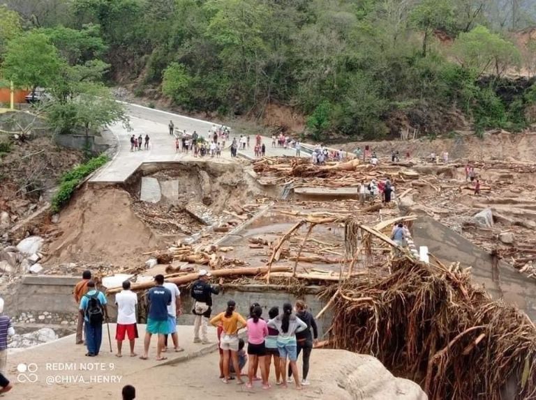 El paso de Agatha en Oaxaca dejó 11 víctimas mortales. Crédito: Twitter @OAXACAHOY