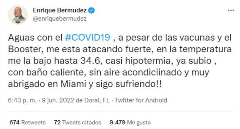 Empeoran los síntomas del 'Perro' Bermúdez