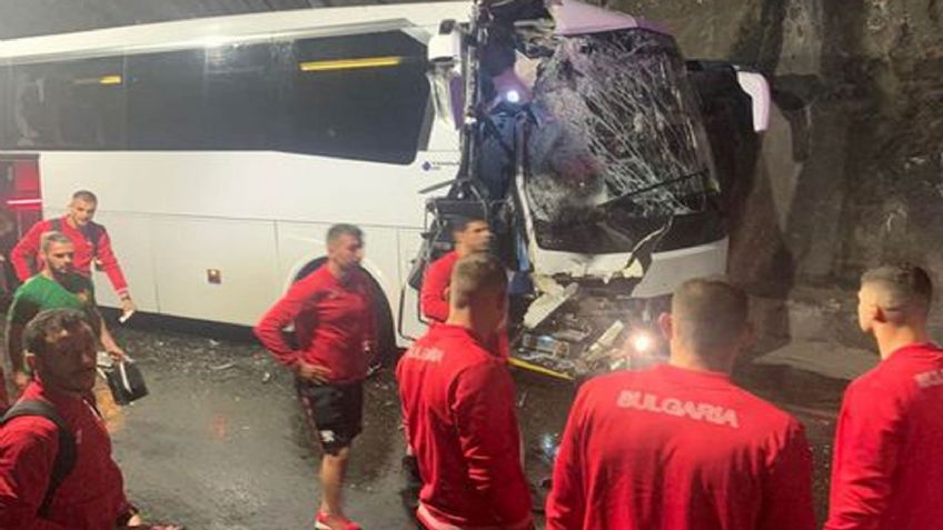 Selección de Bulgaria sufre accidente automovilístico; lesionado es operado de emergencia