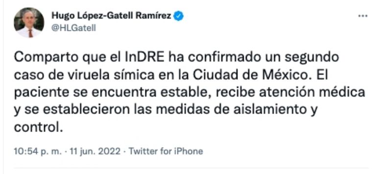 Viruela del Mono CDMX 