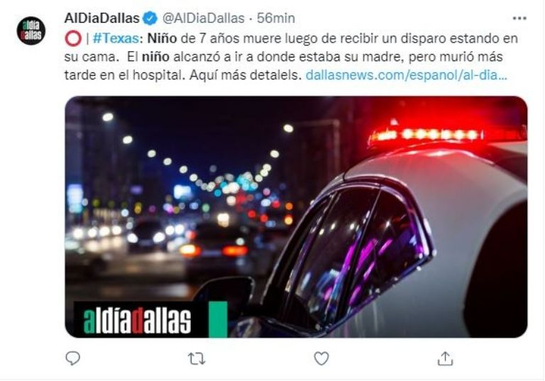 Menor pierde la vida tras ser baleado