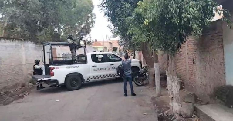 Autoridades llegan al sitio