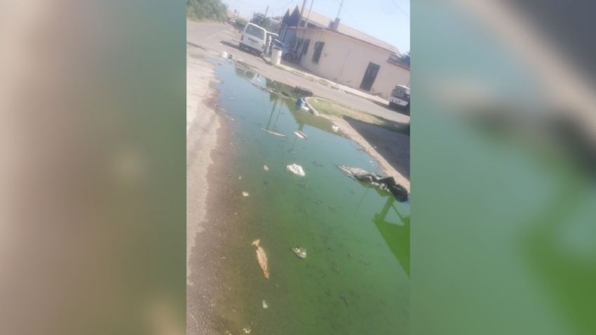 Fuga de agua deja sin servicio a habitantes de Huatabampo por más de 1 hora