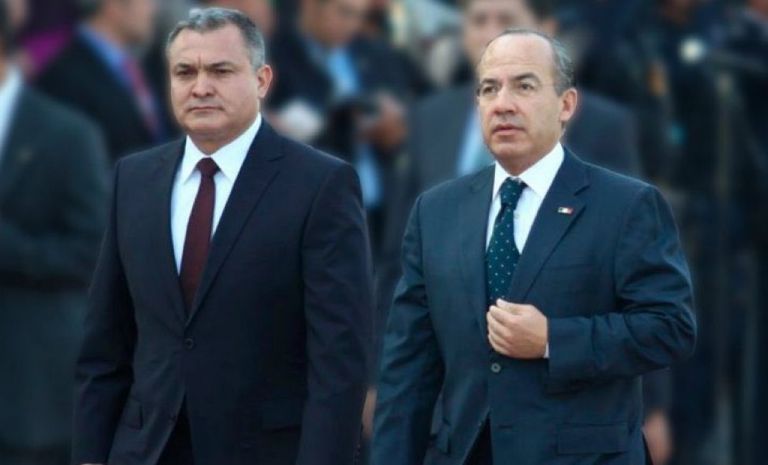 En la imagen, Genaro García Luna y el expresidente Felipe Calderón. Foto: Internet